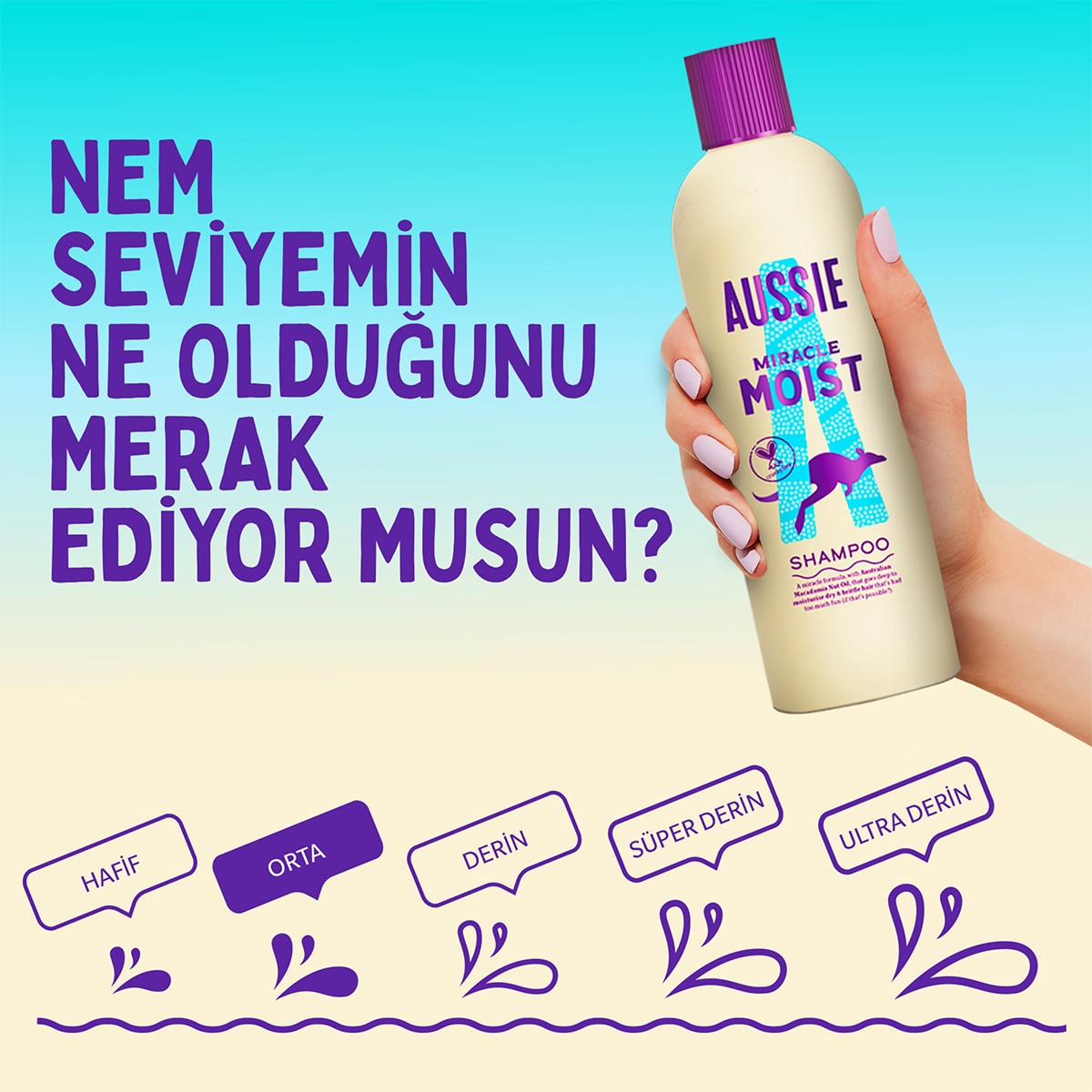  AUSSIE AUSSIE Aussie Miracle Moist Nemlendirici Şampuan 1 lt  1 of 9 