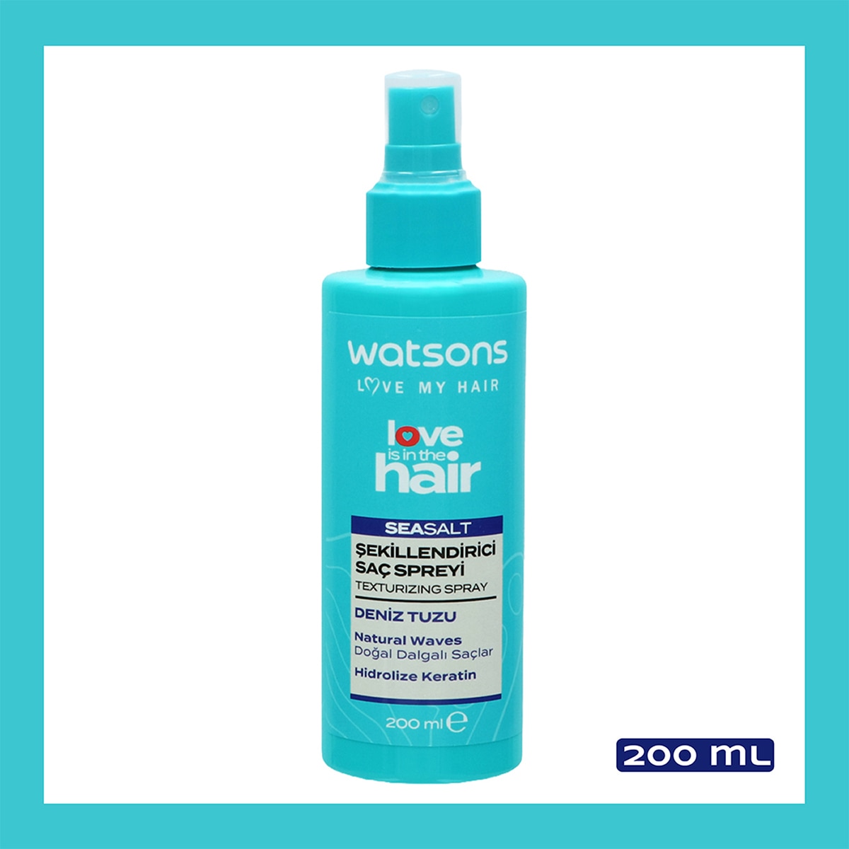  WATSONS WATSONS Watsons Love Is In The Hair Deniz Tuzu Şekillendirici Saç Spreyi 200 Ml  1 of 4 