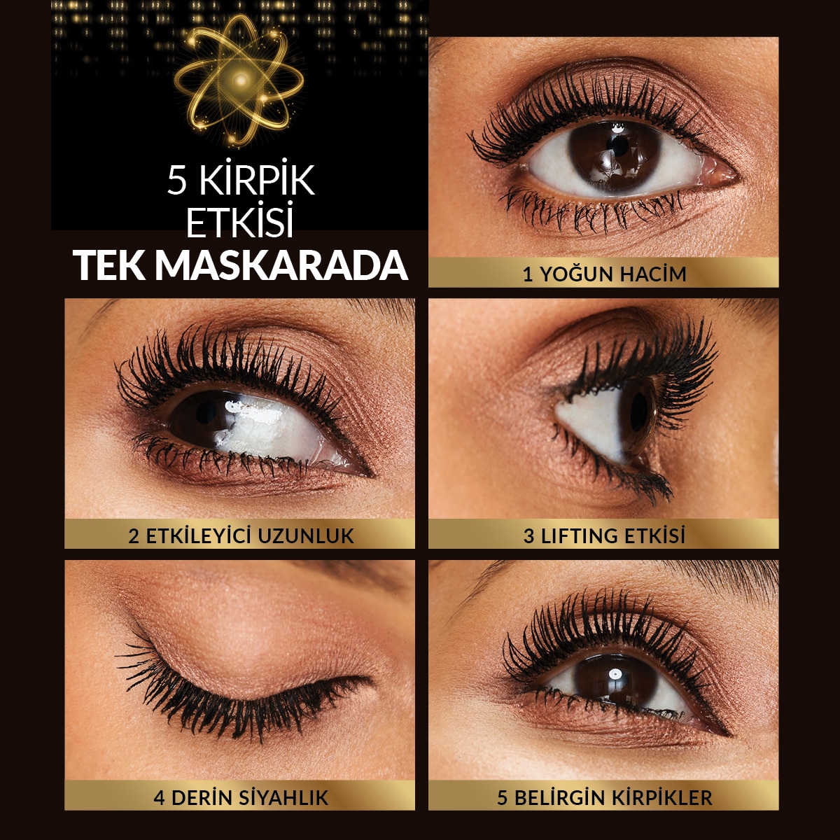  AVON AVON Avon Lash Genius Maskara 10 ml Blackest Black  1 of 4 