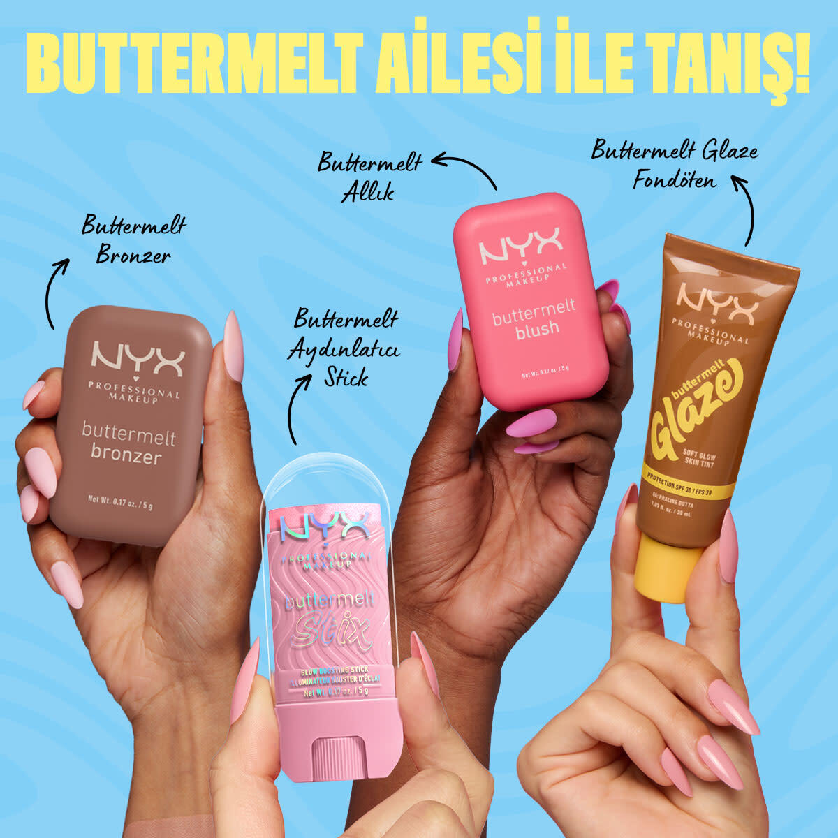  NYX NYX Nyx Professional Makeup Buttermelt Glaze Sticks Aydınlatıcı 04  1 of 9 