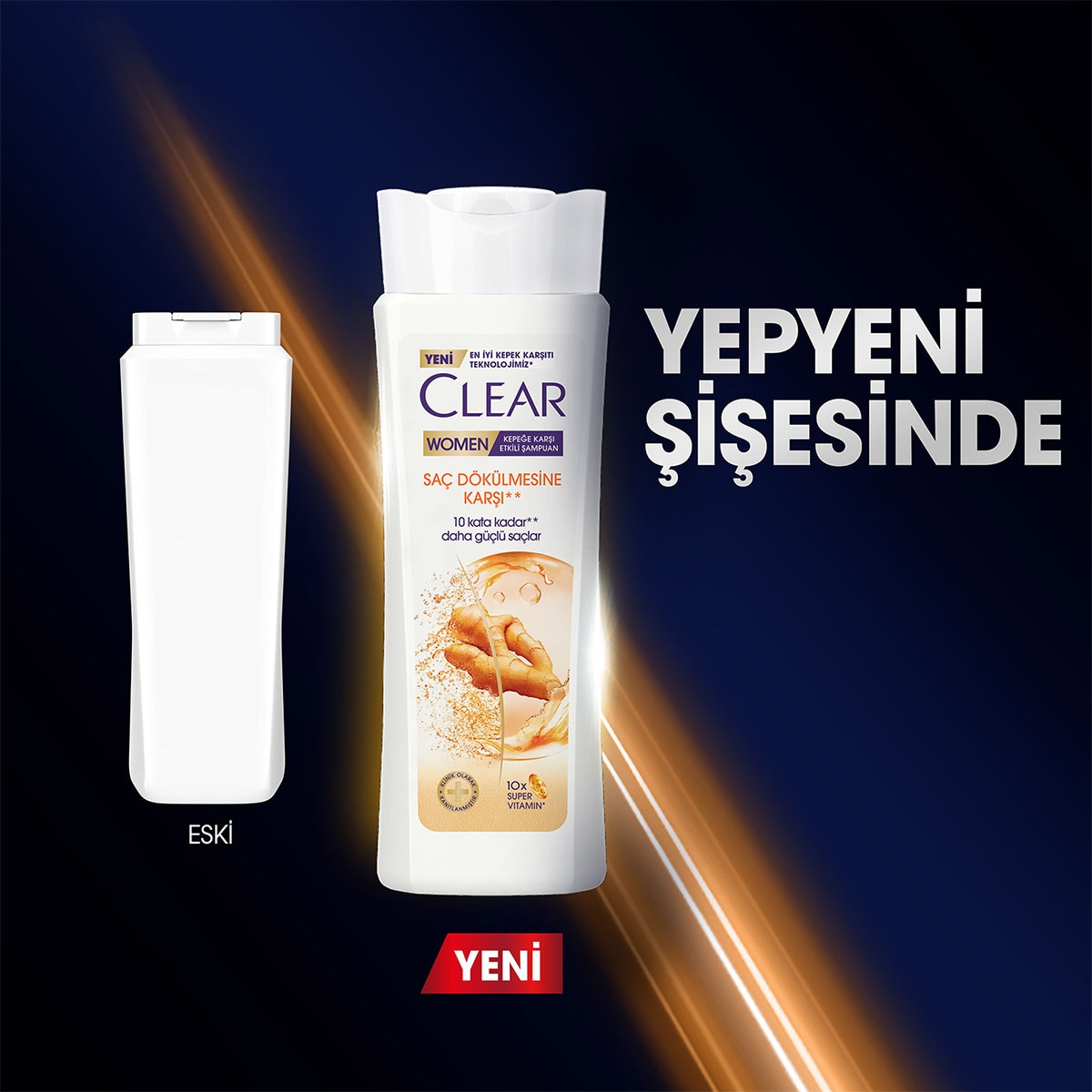  CLEAR CLEAR Clear Women Kepeğe Karşı Etkili Şampuan Saç Dökülmesine Karşı 350 ml  1 of 10 