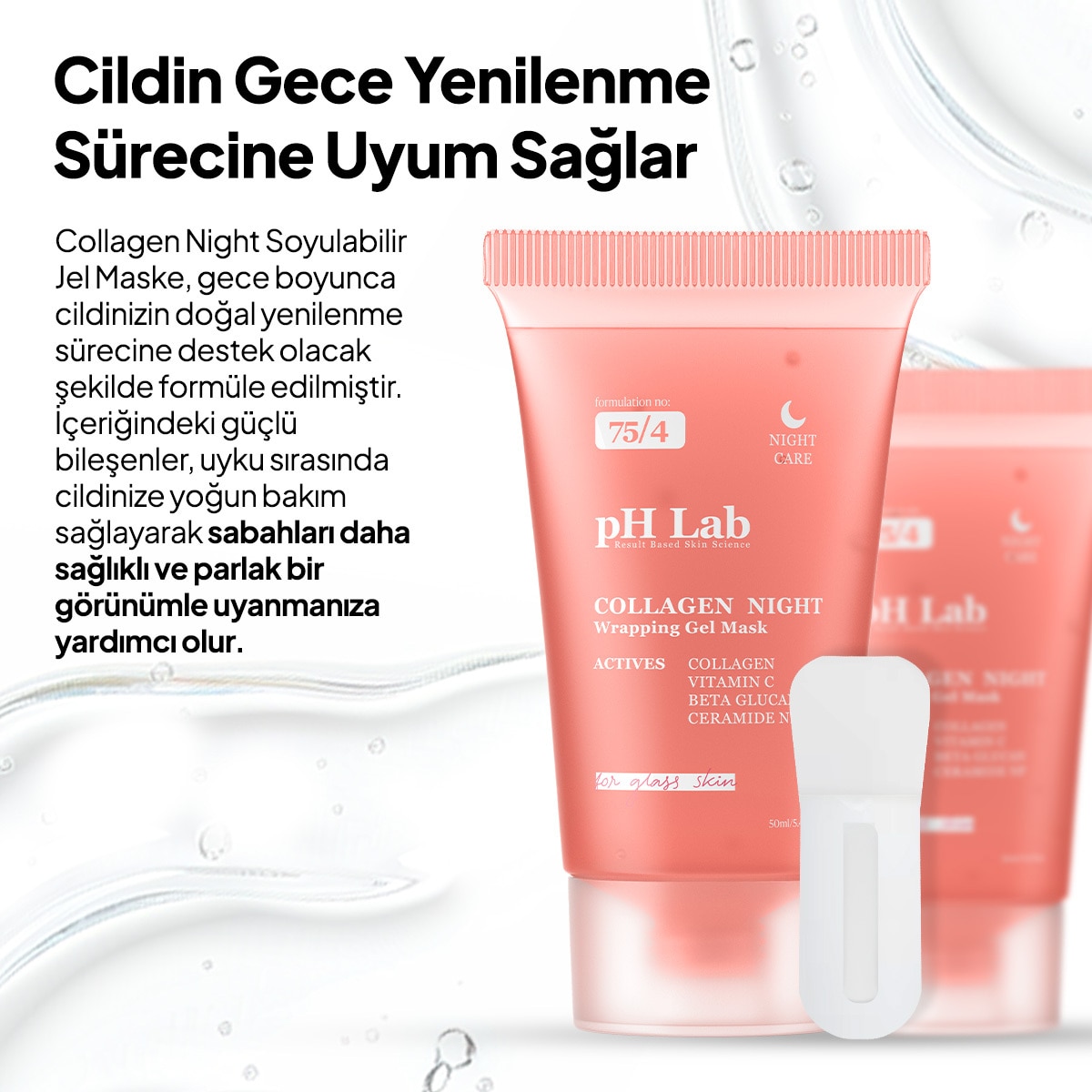  undefined PH LAB Ph Lab Collagen Night Soyulabilir Maske 50 ml  1 of 7 