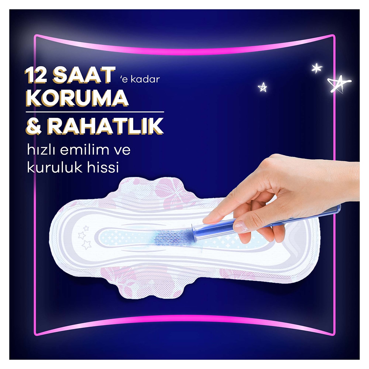  ORKID ORKID Orkid Platinum Hijyenik Ped Tekli Paket Gece Ekstra Plus 5 Adet  1 of 8 