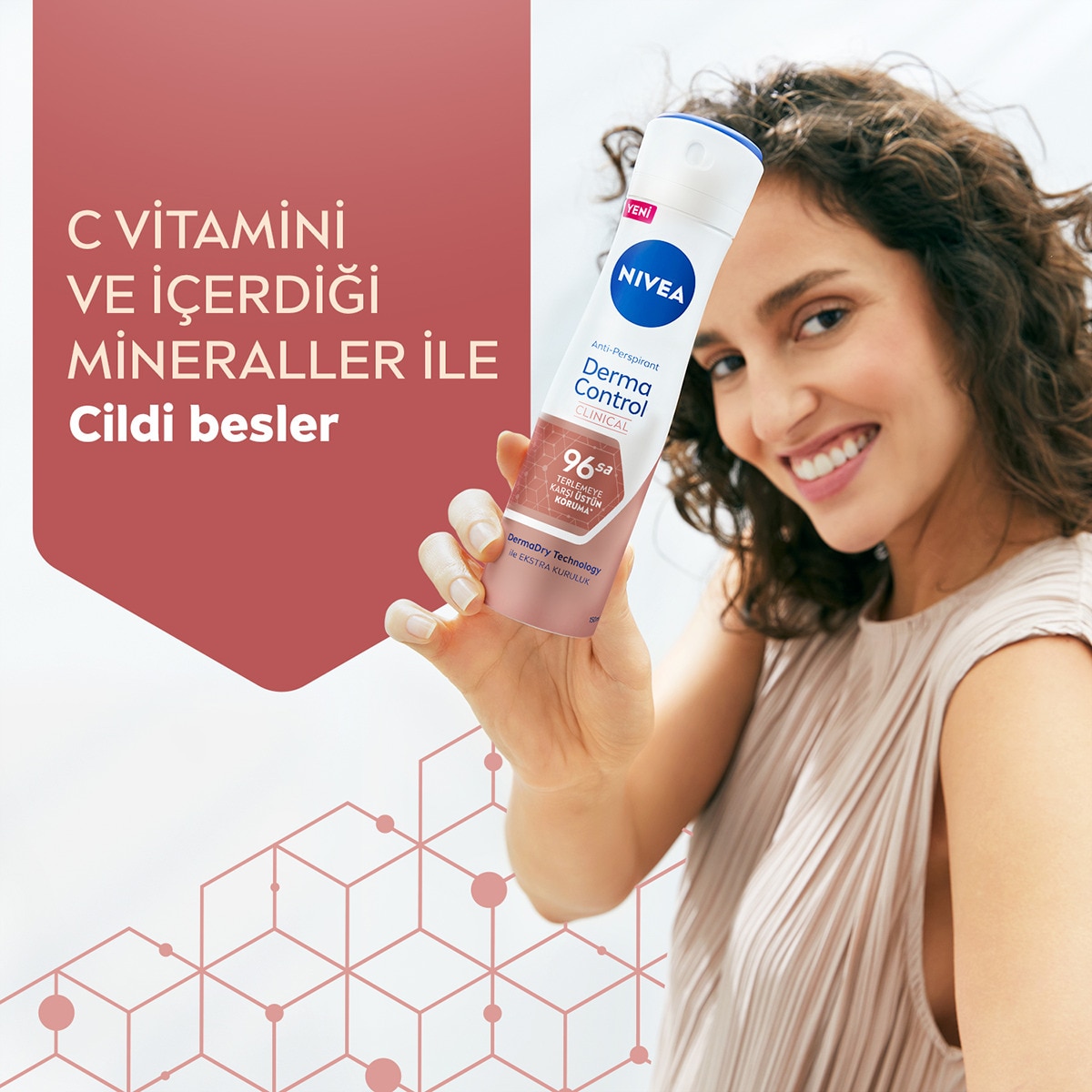 NIVEA DEO NIVEA DEO Nivea Deodorant Kadın Derma Control Clinical 150 ml 1 of 6