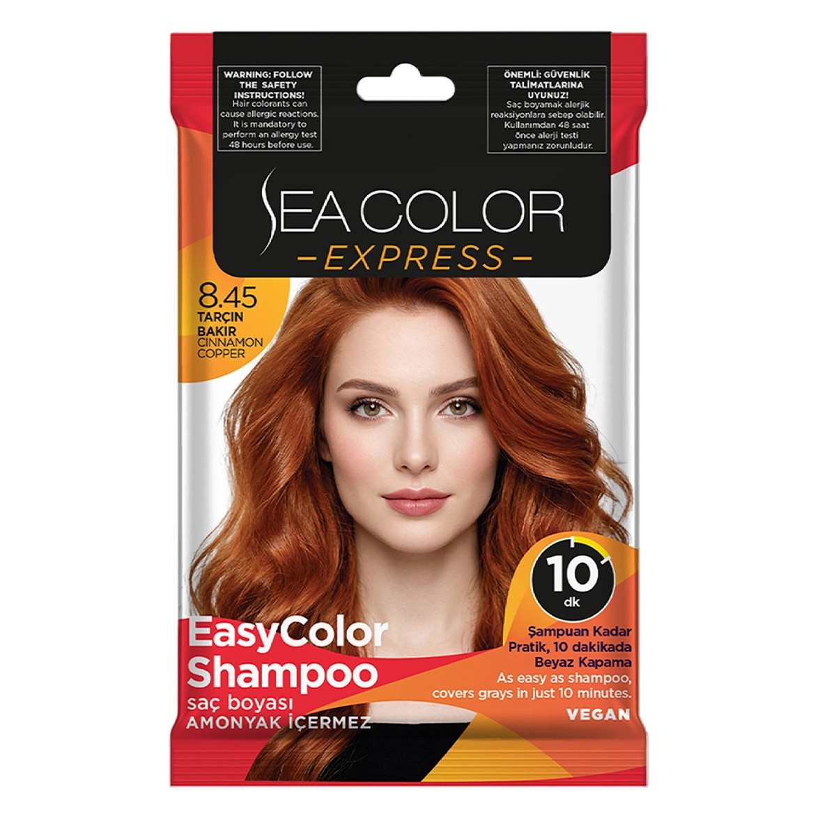 SEA COLOR SEA COLOR Sea Color Şampuan Express Boya Tarçın Bakır 8.45 1 of 1