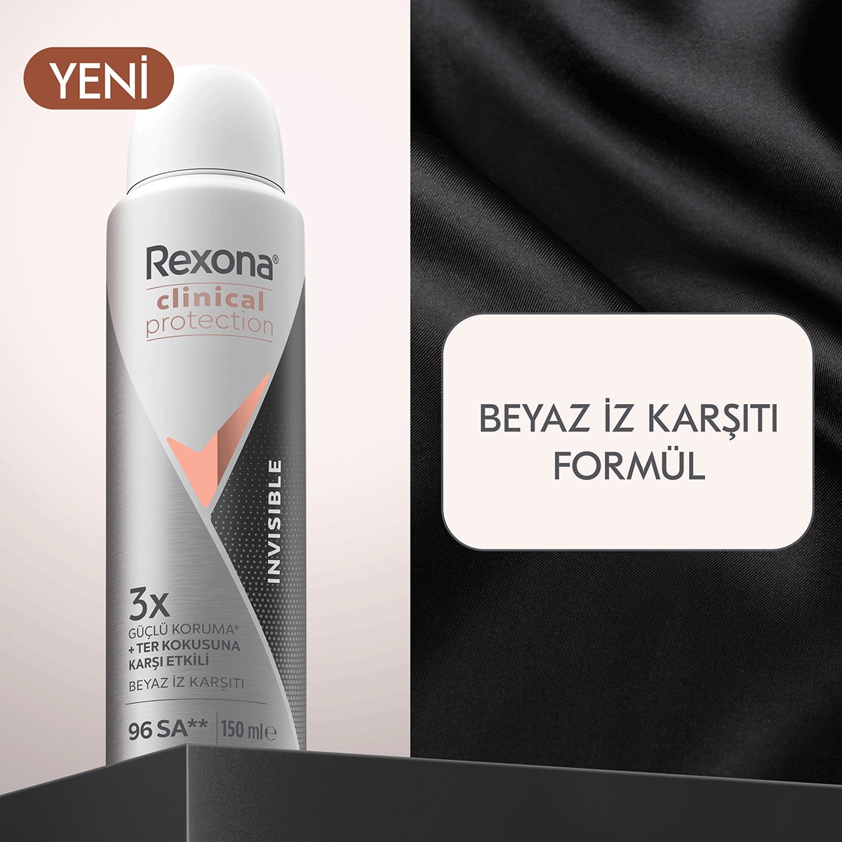 REXONA REXONA Rexona Clinical Invisible Deodorant 150 ml 1 of 9