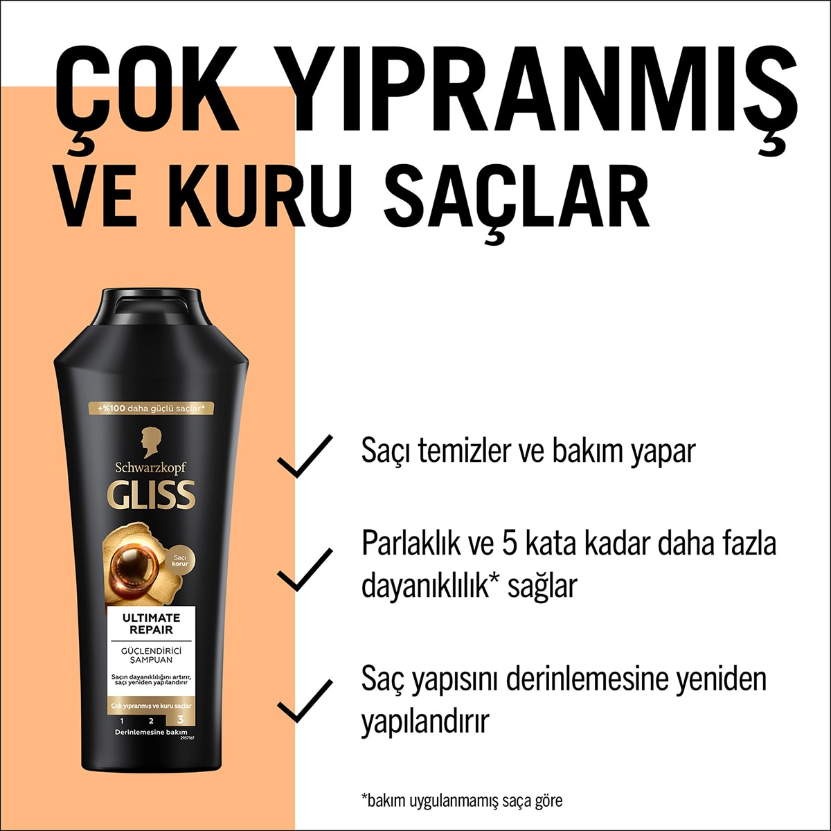  GLISS GLISS Gliss Şampuan Ultimate Repair 400 ml  1 of 7 