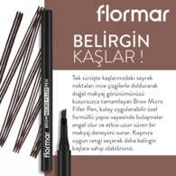 Flormar Brow Micro Filler Keçe Uçlu Kaş Doldurma Kalemi No: 004