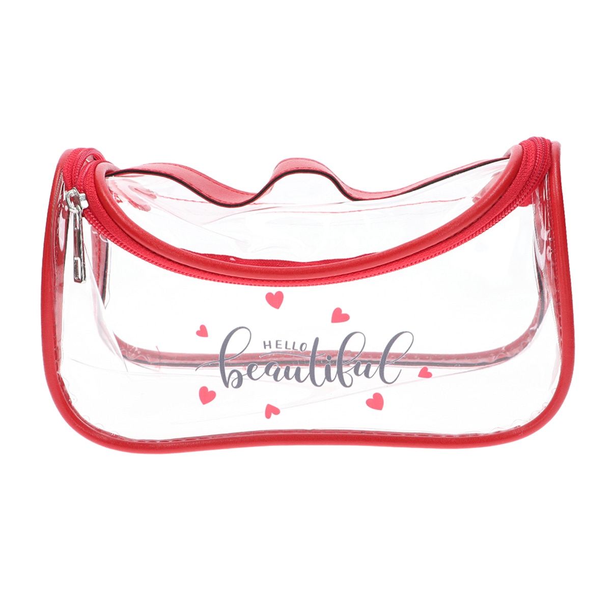  MIINE MIINE Miine Makyaj Çantası Pvc Küçük Kulplu  1 of 2 