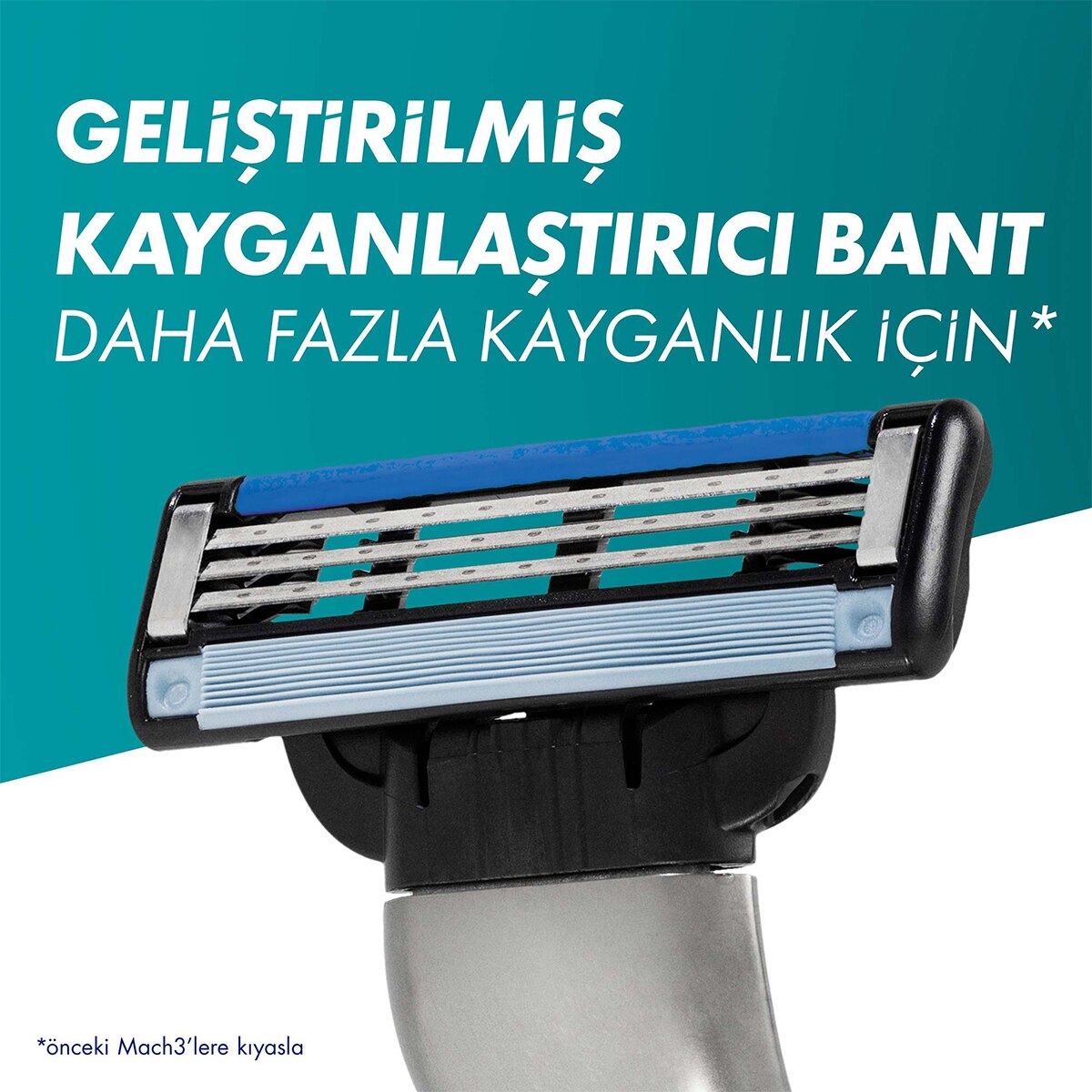 GILLETTE GILLETTE Gillette Mach3 Yedek Tıraş Bıçağı 4 Adet 1 of 11