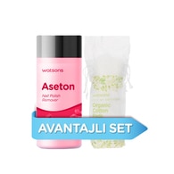  WATSONS WATSONS Watsons Aseton 150 ml + Organik Pamuk 50'li Çanta Set  1 of 1 