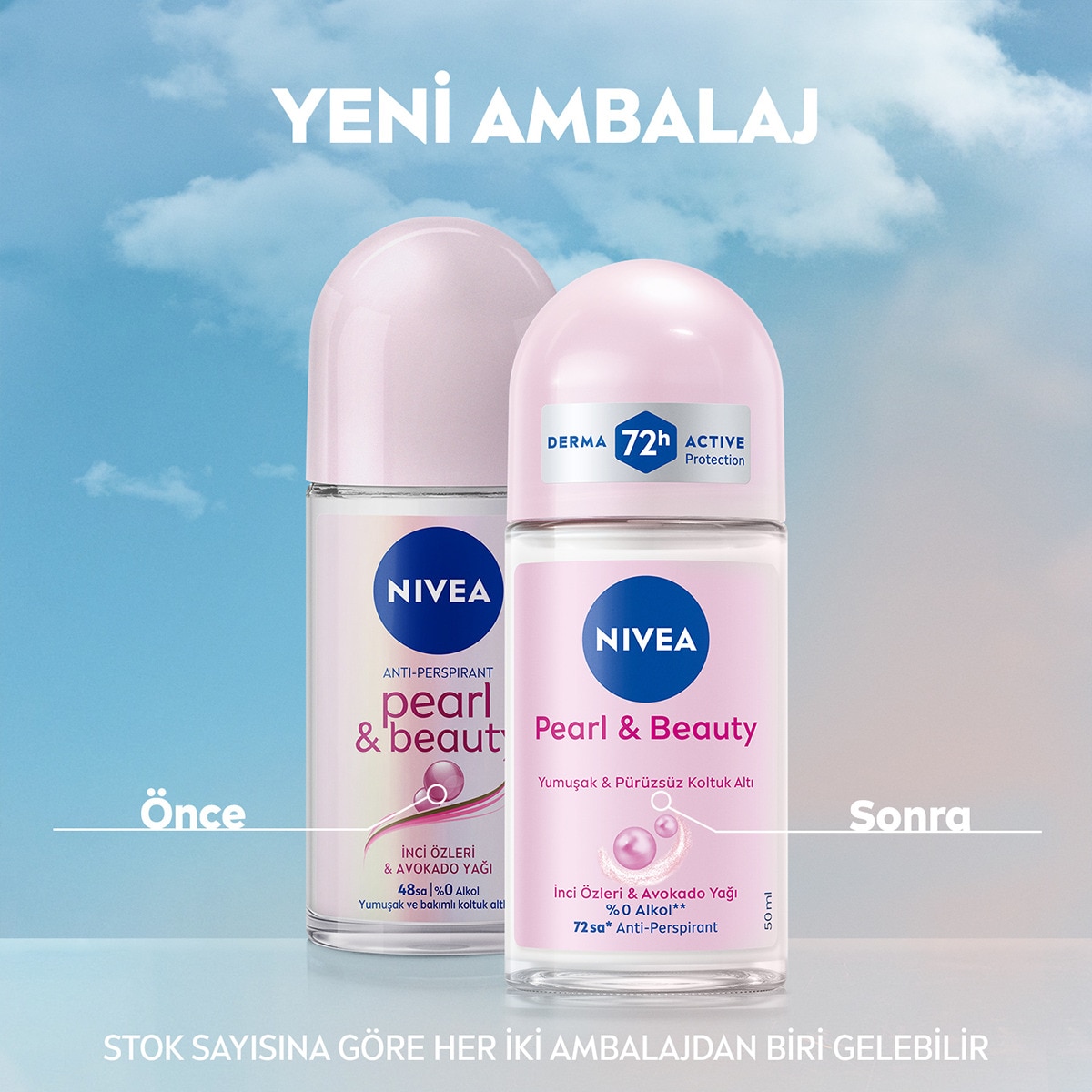  NIVEA DEO NIVEA DEO Nivea Pearl Beauty Roll-On 50 ml  1 of 7 