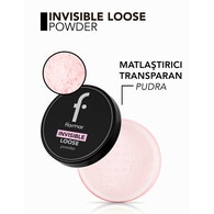 FLORMAR FLORMAR EXC. Flormar Invisible Loose Powder Yarı Mat Bitişli Sabitleyici Transparan Pudra No: 003 Bubble Gum  1 of 5 