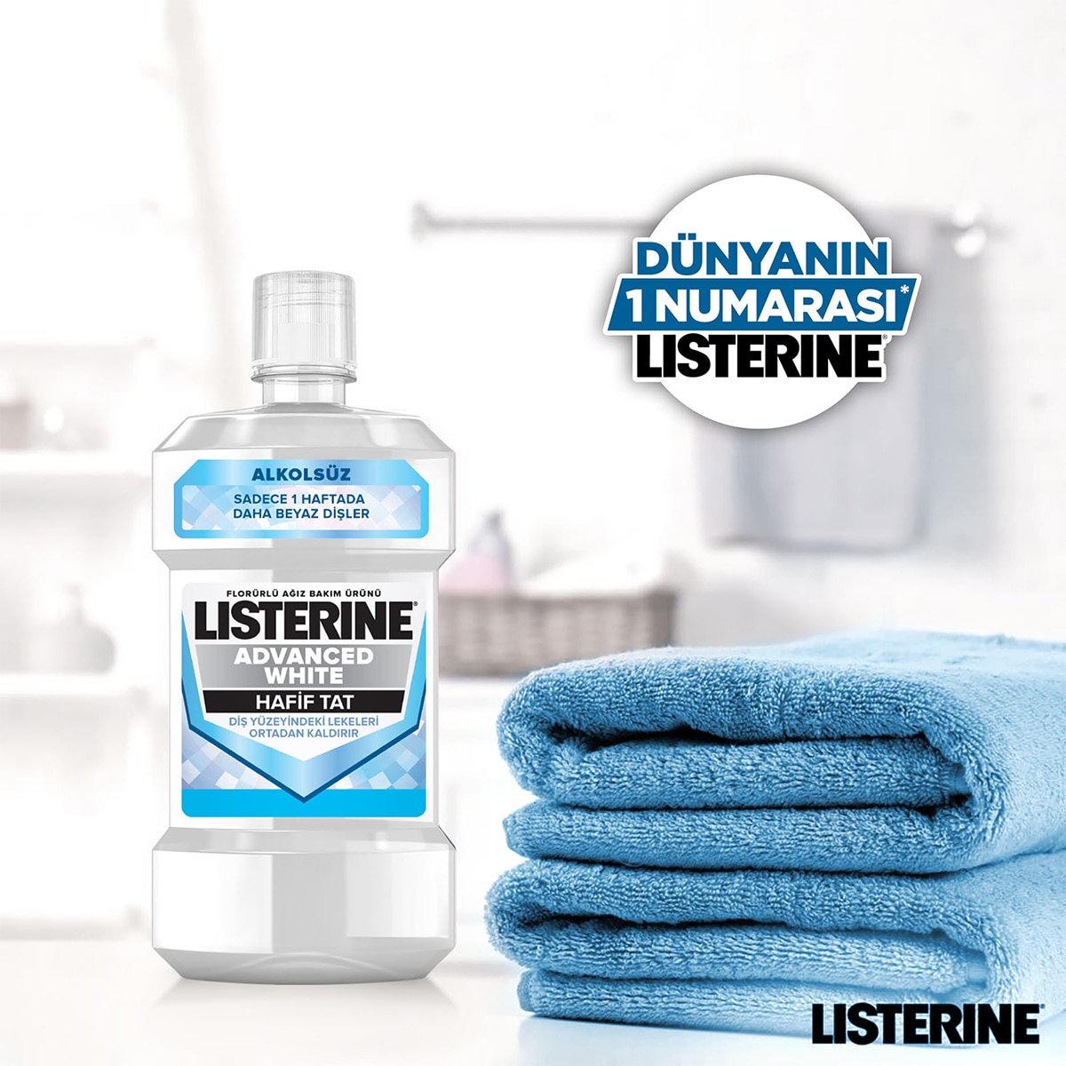 LISTERINE LISTERINE Listerine Advanced Whitening Ağız Suyu 500 ml 1 of 5