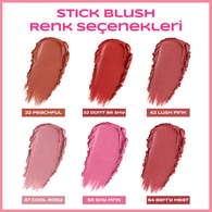  UNFILTER UNFILTER BEAUTY Unfilter Beauty Stick Allık 22 Peachful  1 of 3 