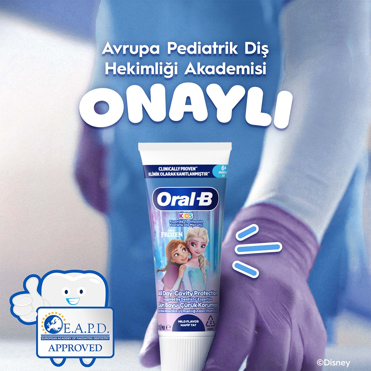 ORAL-B ORAL-B Oral-B Çocuk Diş Macunu Frozen 30 ml 1 of 12