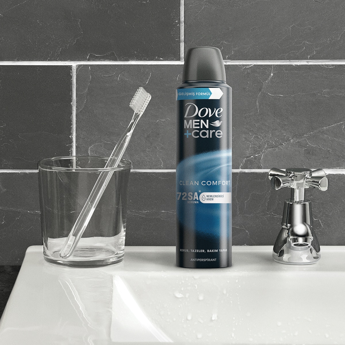 DOVE MEN DOVE Dove Men Care Sprey Deodorant 1/4 Nemlendirici Krem Clean Comfort 150 ml 1 of 10
