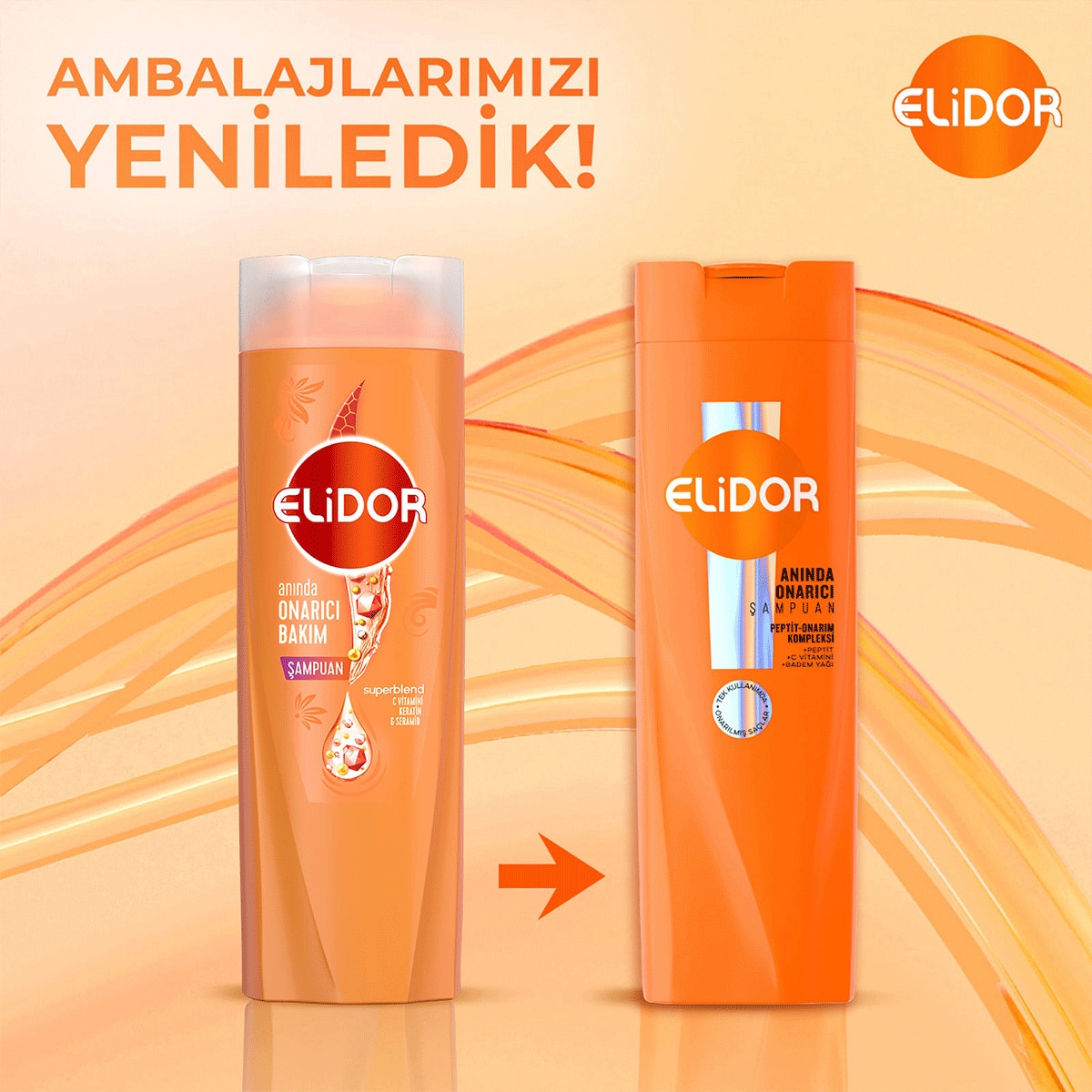  ELİDOR ELİDOR Elidor Şampuan Onarıcı Bakım 325 ml  1 of 7 