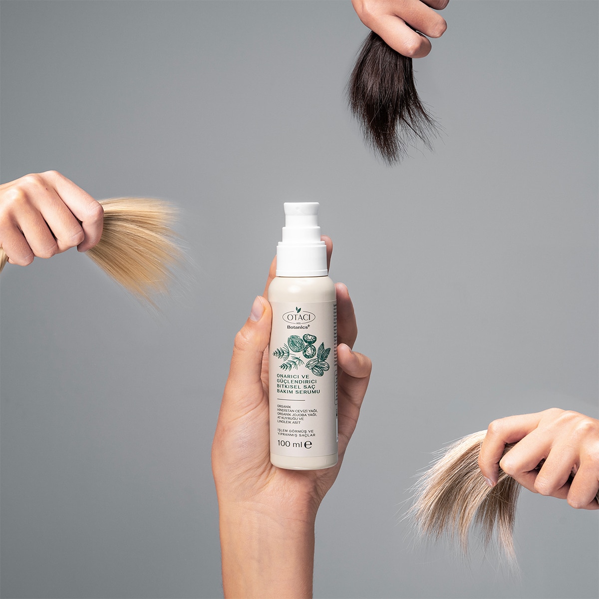 OTACI Otacı Botanics+ Onarıcı Güçlendirici Saç Serumu 100 ml