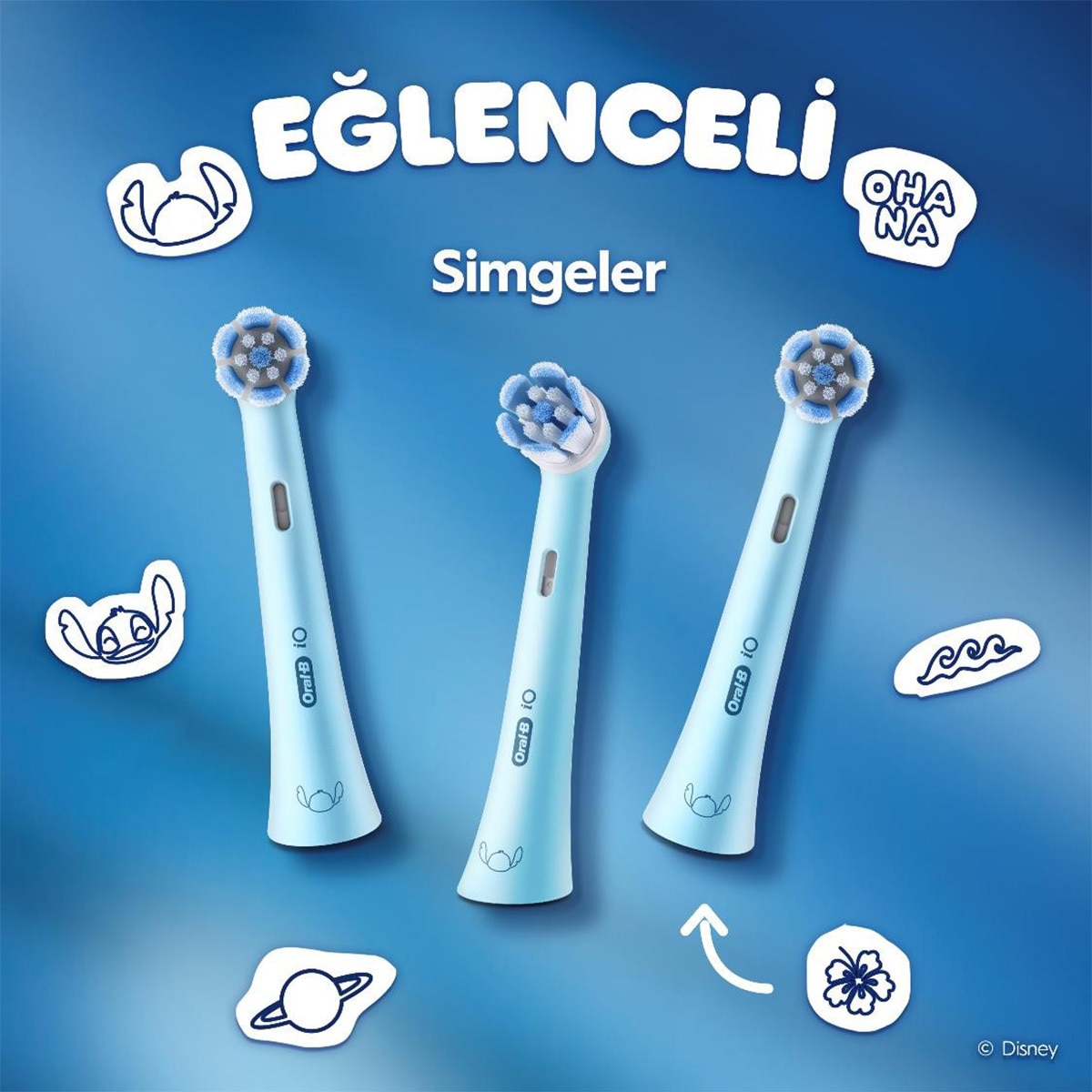 ORAL-B ORAL-B Oral-B iO Çocuk 6+ Stitch Diş Fırçası Yedek Başlığı 4 Adet 1 of 6
