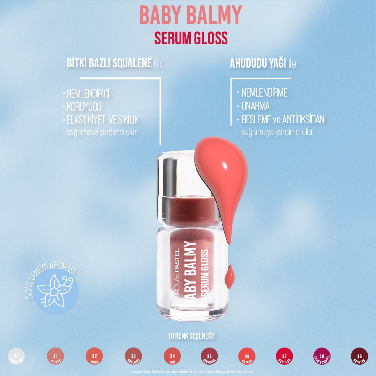  undefined SHOW BY PASTEL Show By Pastel Baby Balmy Serum Gloss 34 Vibe  1 of 4 