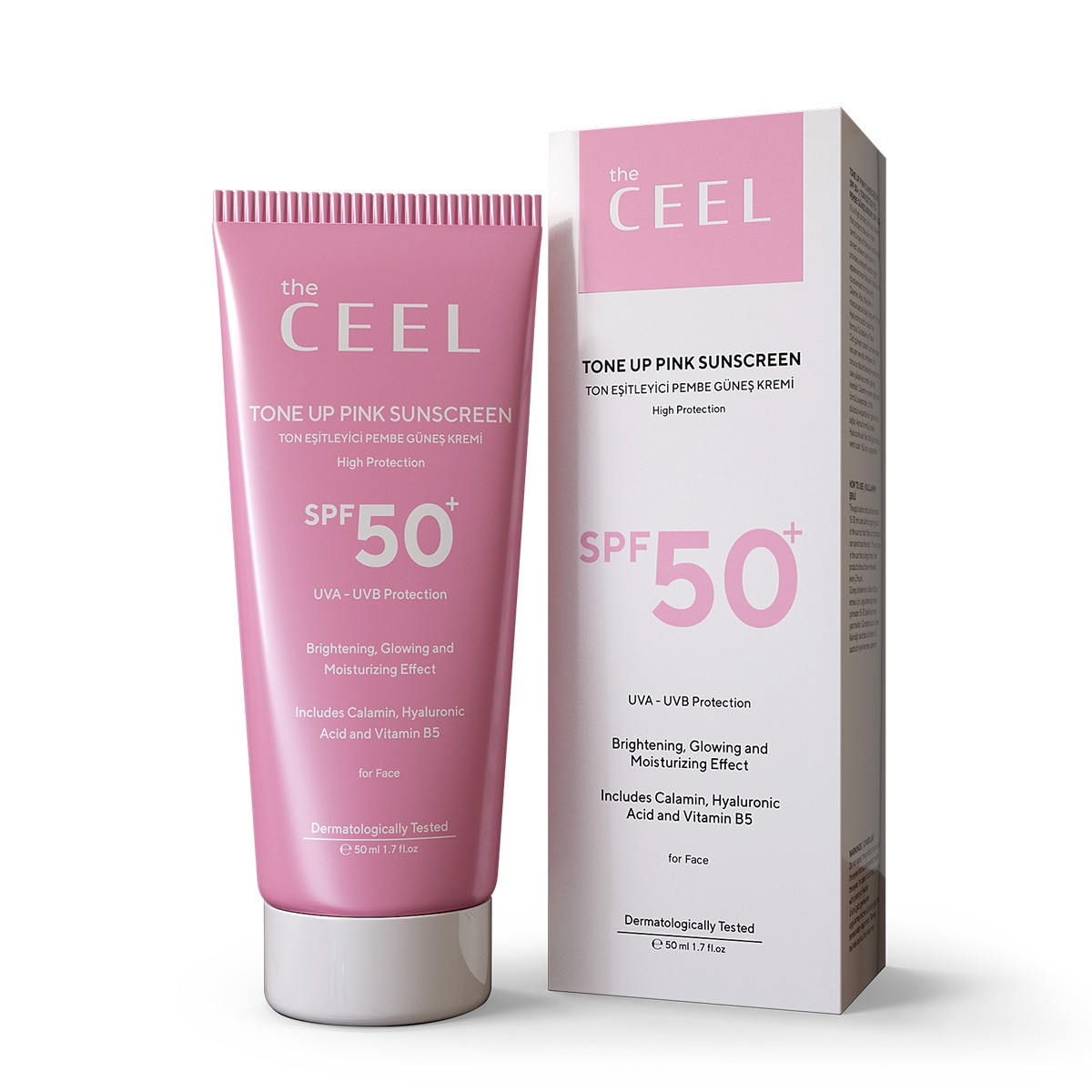  THE CEEL THE CEEL The Ceel Ton Eşitleyici Pembe Güneş Kremi Spf50+ 50 ml  1 of 2 