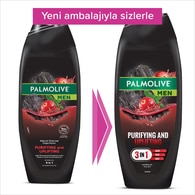 PALMOLIVE PALMOLIVE Palmolive Men Purifying and Uplifting Duş Jeli Doğal Kömür 500 ml 1 of 4