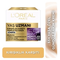  LOREAL PARIS LOREAL PARIS L'Oreal Paris Yaş Uzmanı Kırışıklık Karşıtı Yenileyici Krem 50+ 50 ml  1 of 5 