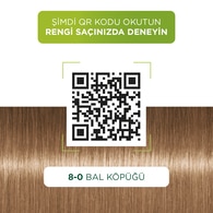 Palette Kalıcı Doğal Renkler Saç Boyası 8-0 Bal Köpüğü