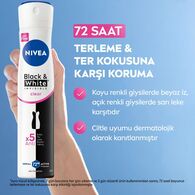 Nivea Kadın Sprey Deodorant Black&White Invisible Clear 48 Saat Anti-perspirant Koruma 200 ml