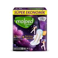  MOLPED MOLPED Molped Supernight Önü Uzun Süper Gece Plus 14'lü  1 of 1 