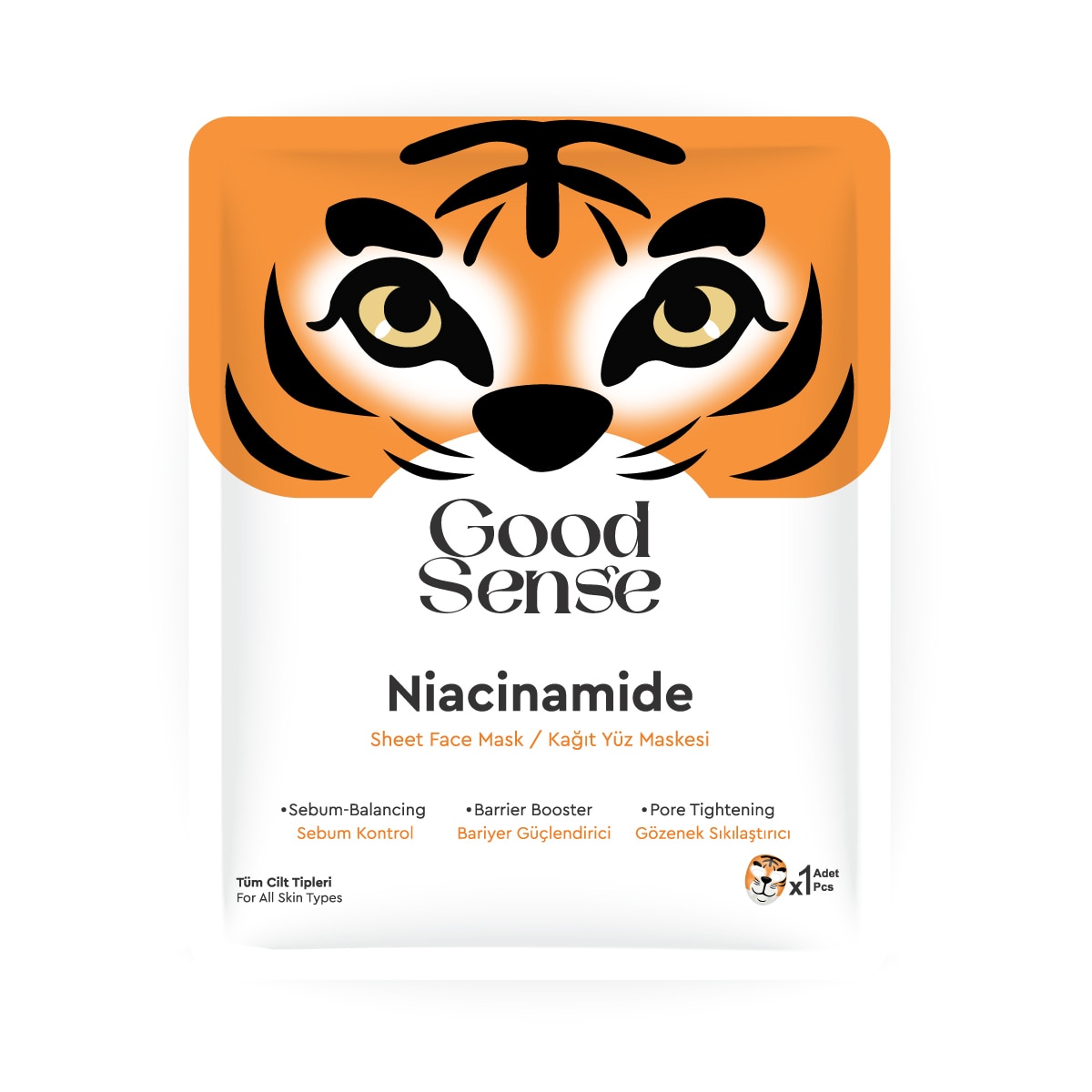  GOOD SENSE GOOD SENSE Good Sense Tiger Niacinamide Kağıt Yüz Maskesi 
