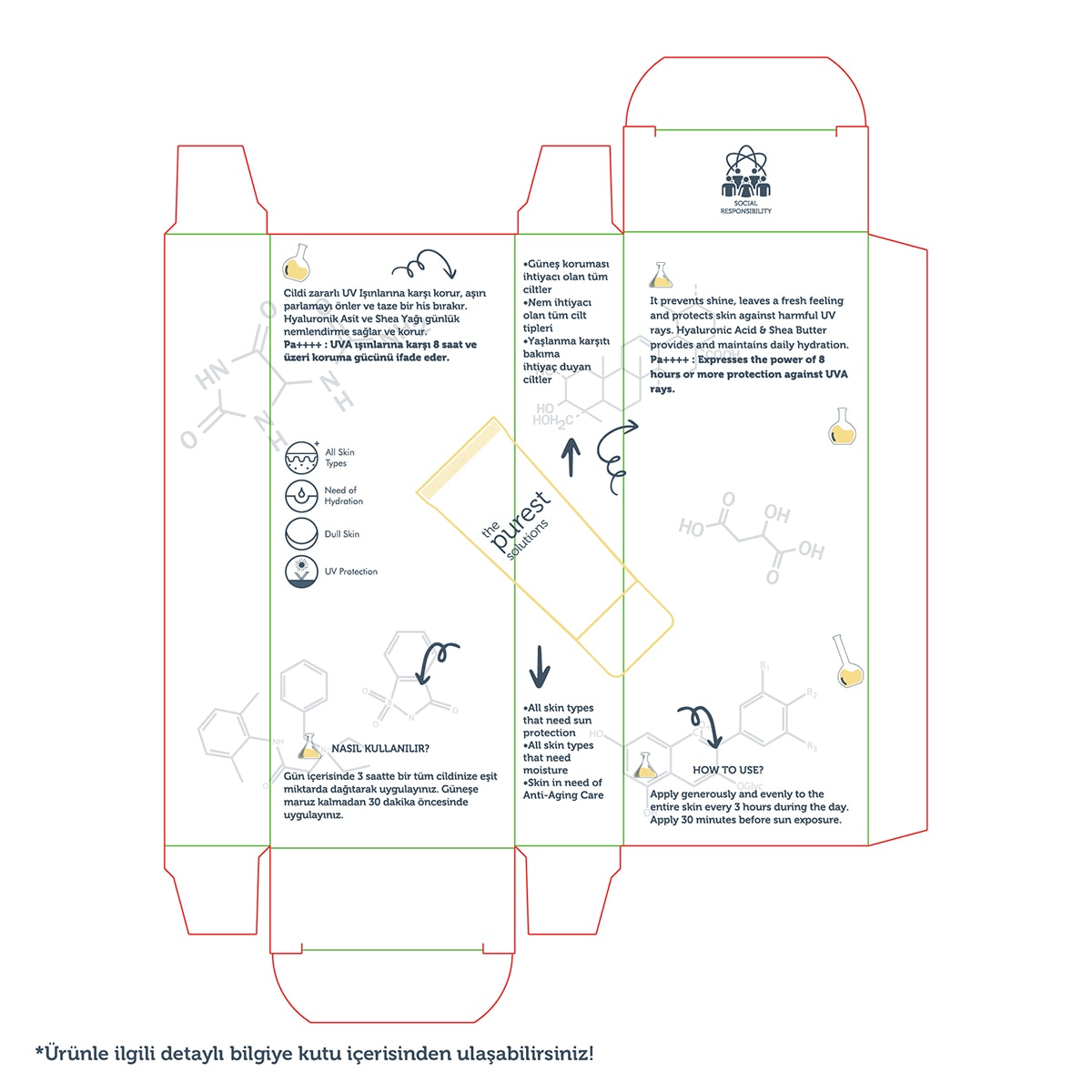  THE PUREST SOLUTIONS THE PUREST SOLUTIONS The Purest Solutions 50+ Spf Güneş Kremi 50 ml  1 of 6 