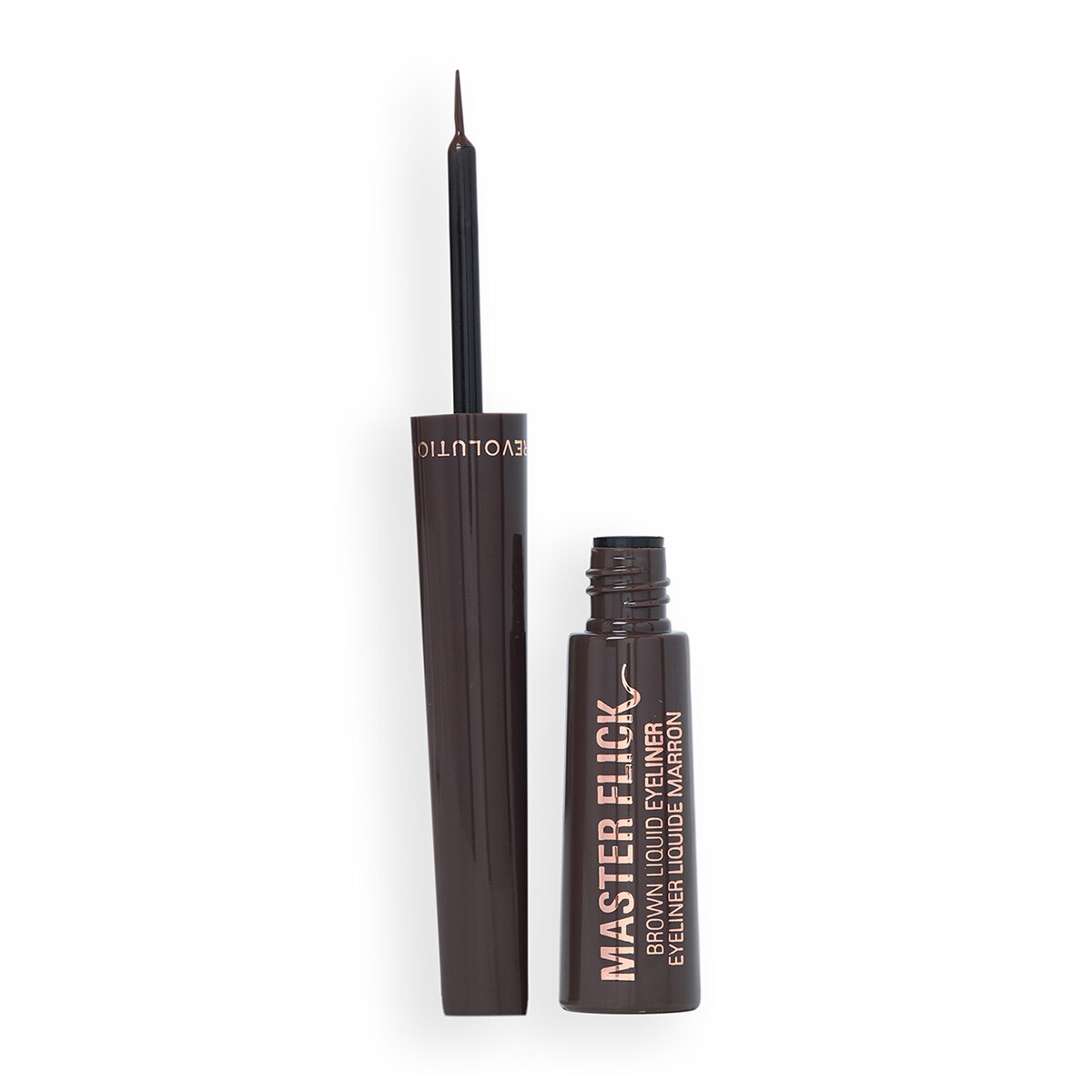 REVOLUTION REVOLUTION REVOLUTION MASTER FLICK EYELINER MOCHA BROWN  1 of 2