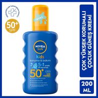  NIVEA SUN NIVEA SUN Nivea Sun SPF50+ Koruma & Bakım Çocuk Vücut Güneş Kremi Sprey 200 ml  