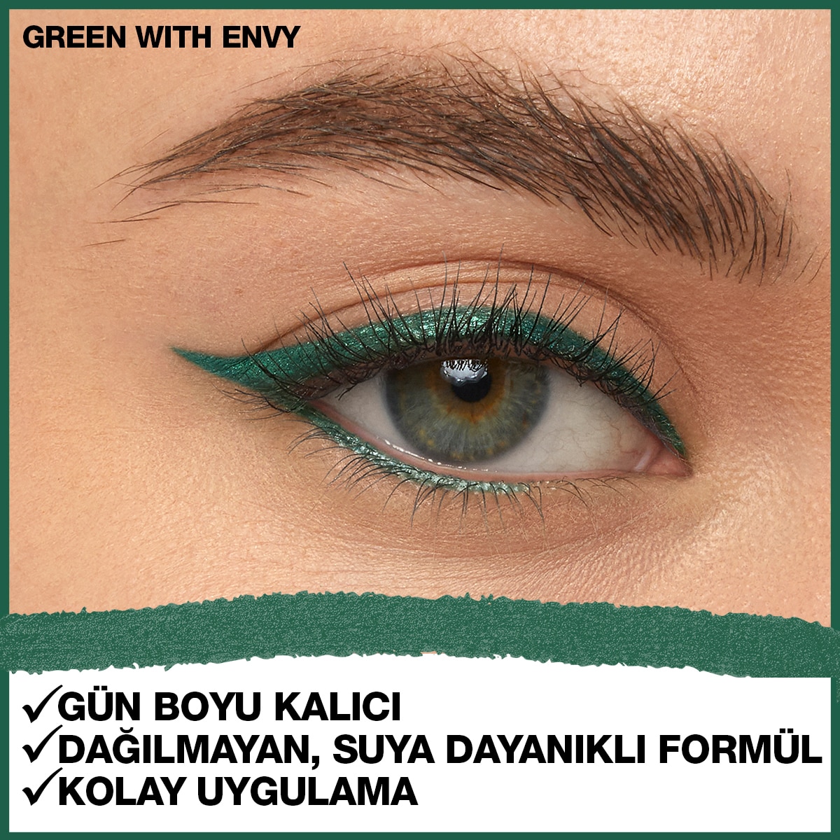 MAYBELLINE MAYBELLINE Maybelline New York Lasting Drama Automatic Liner Göz Kalemi- Green With Envy  1 of 2 