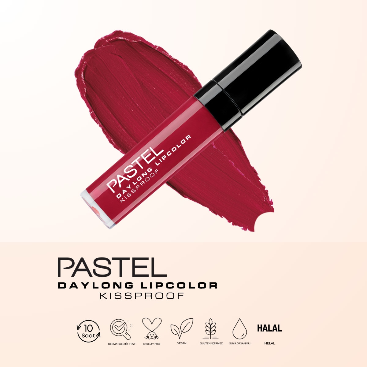  PASTEL PASTEL Pastel Day Long Lipcolor Likit Ruj No: 48  1 of 6 