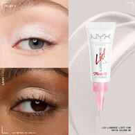  NYX NYX Nyx Professional Makeup Lid Lingerie Metalik Likit Far 01 Satin Silver  1 of 8 