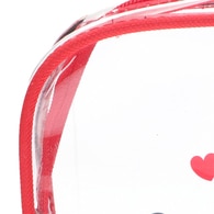 Miine Makyaj Çantası Pvc Küçük Kırmızı