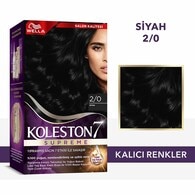 Wella Koleston Kit Saç Boyası Siyah 2/0