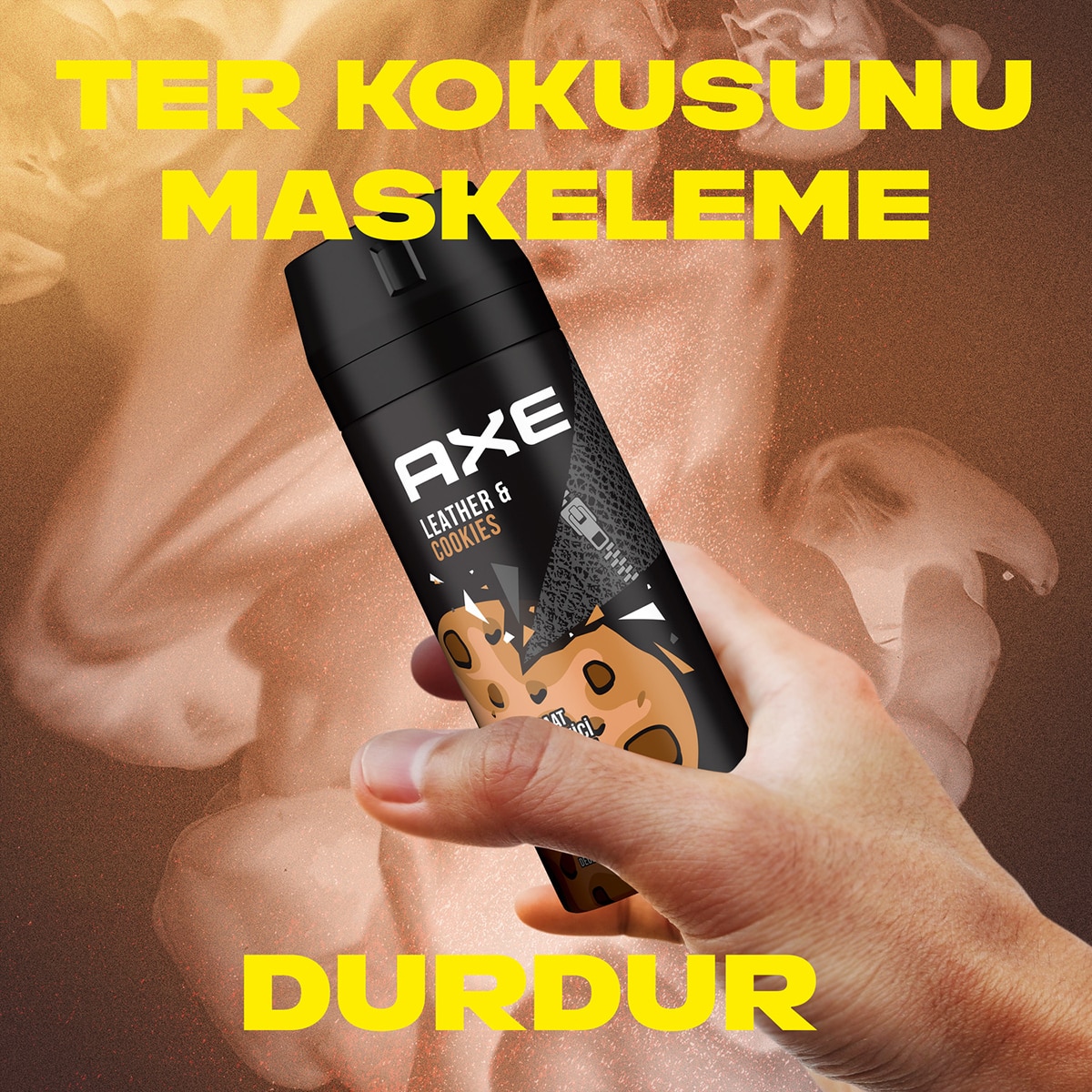 AXE AXE Axe Erkek Deodorant Sprey Leather & Cookies 150 ml 1 of 9