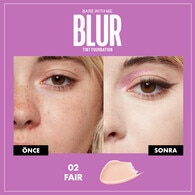 Blur Tint Ciltte Filtre Etkili Fondöten - 02 Fair