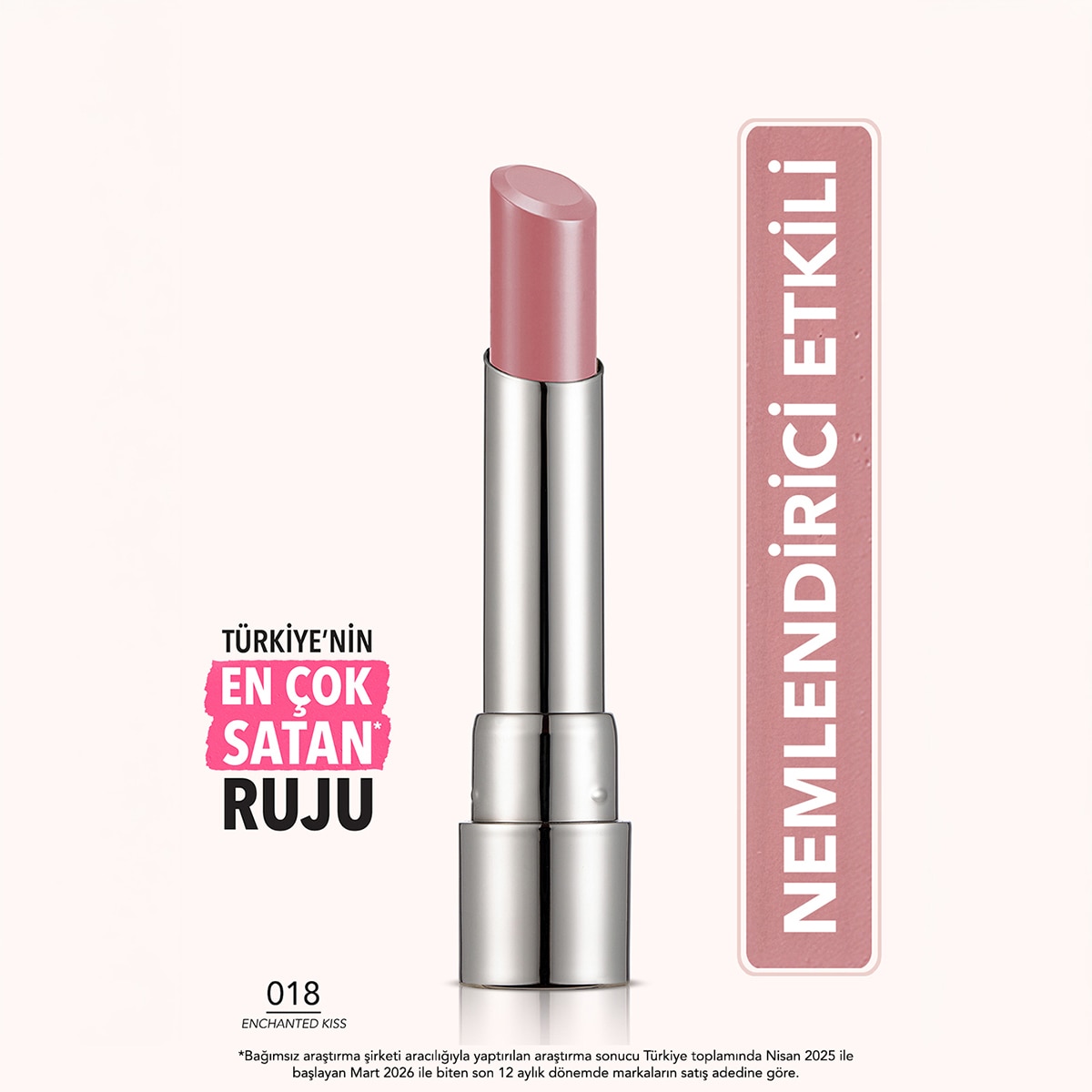  FLORMAR FLORMAR Flormar Sheer Up Ruj No: 018 Enchanted Kiss  Flormar Sheer Up Ruj No: 018 Enchanted Kiss