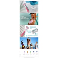 GILLETTE VENUS GILLETTE VENUS Gillette Venus Hassas Kullan At Kadın Tıraş Bıçağı 3 Adet 1 of 11