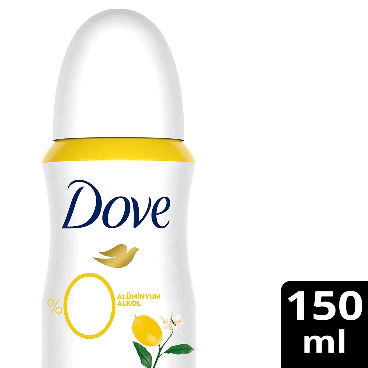 DOVE DOVE Dove Kadın Deodorant %0 Alüminyum Limon Çiçeği & Vanilya 150 ml 1 of 7