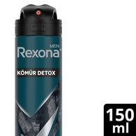  REXONA REXONA Rexona Men Erkek Sprey Deodorant Kömür Detox 72 Saat Kesintisiz Üstün Koruma 150 ml  1 of 1 