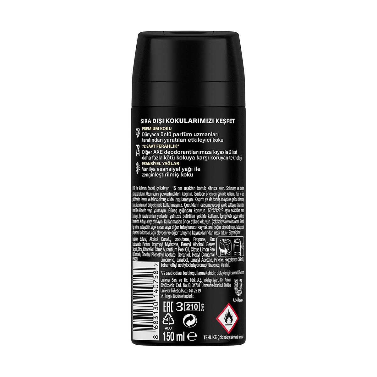  AXE AXE Axe Marshmallow Smoke Deodorant 150 ml  1 of 10 