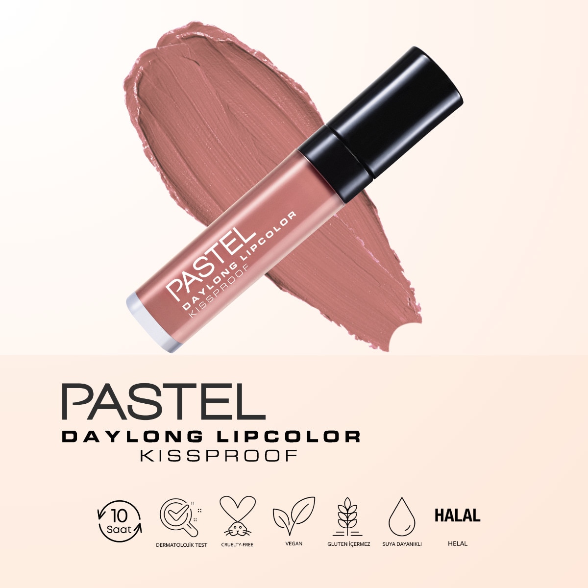  PASTEL PASTEL Pastel Daylong Lipcolor Kissproof Likit Ruj No: 20  1 of 6 