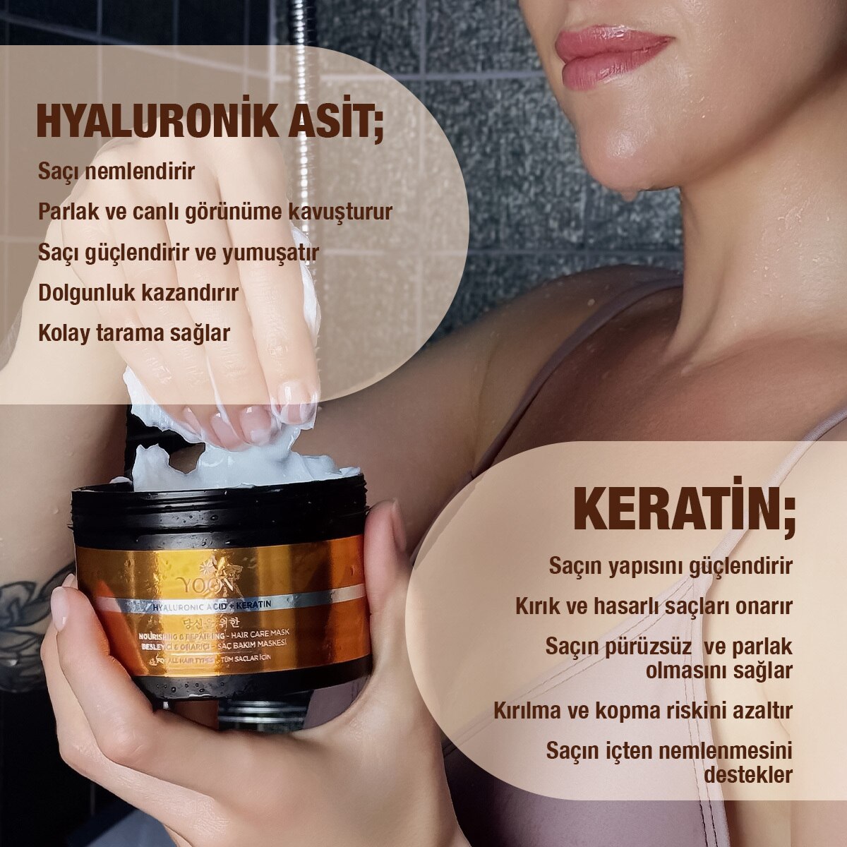  YOON YOON Yoon Onarıcı Saç Maskesi 250 ml  1 of 6 