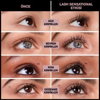 Maybelline New York Lash Sensational Yelpaze Etkili Suya Dayanıklı Maskara Siyah